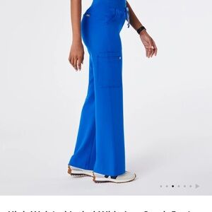 Figs Scrub Pants Isabel Wide Leg high waisted